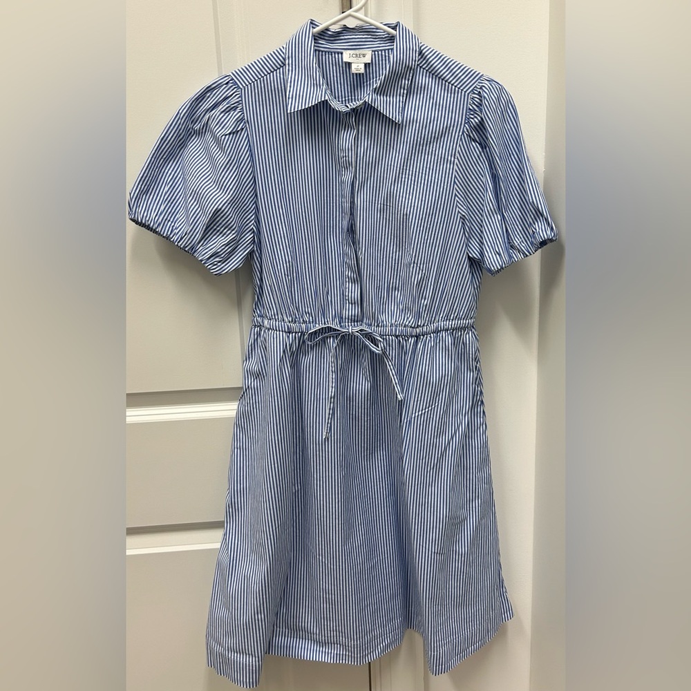 NWT J. Crew Factory Short-sleeve Tie-waist Mini Dress